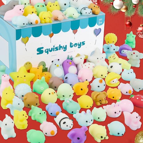 You are currently viewing Vtopmart 72 Pcs Mochi Squishy Toys for Kids, Christmas Party Favors for Kids Kawaii Loot Bag Fillers, Classroom Prizes, Birthday Gift, Goodie Bag Stuffers