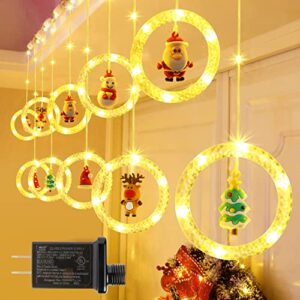 Read more about the article Luxear Christmas Window Curtain Lights,10ft 100 LED Christmas Curtain String Lights Plug in 8 Modes,Christmas Decoration Lights for Window Bedroom,Wedding,Party,Home Garden,Wall Decorations,Warm White