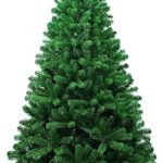 YOLOK 6ft Artificial Christmas Tree with 1150 Branch Tips and Foldable Metal Stand, Premium PVC Fir Artificial Holiday Christmas Tree, Ideal for Home, Office, and Xmas Party Decoration