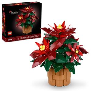 Read more about the article LEGO Icons Poinsettia Building Set – Artificial Flowers Christmas Decoration & Centerpieces for Table, Adults Ages 18+ – Gift Ideas for Mom, Dad, & Significant Other – 10370