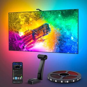 Read more about the article Govee Envisual TV LED Backlight T2 with Dual Cameras, 11.8ft RGBIC Wi-Fi LED Strip Lights for 55-65 inch TVs, Double Strip Light Beads, for Christmas Decorations, Smart App Control, Music Sync