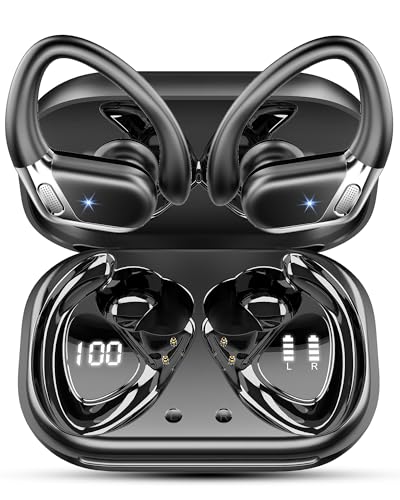 You are currently viewing Wireless Earbuds, Bluetooth 5.4 Headphones Sport 50H Bluetooth Ear Buds, CVC 8.0 Noise Cancelling Earphones Wireless Over The Ear Earbuds IP7 Waterproof, Running Headphones with Earhooks for Workout