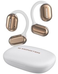 Read more about the article Monster Open Free AC100 Open Ear Headphones, Bluetooth 5.3 Wireless Headphones with Earhooks, Immersive Stereo Sound by Dual Large Driver, Clear Talk, 30H Playtime,Waterproof Sport Earbuds for Running