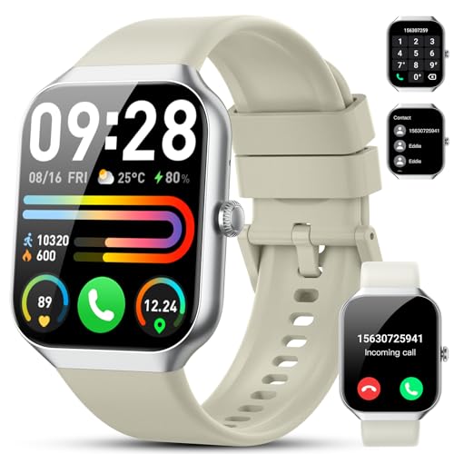 You are currently viewing Smart Watch for Men Women with Bluetooth Call, 1.96″ Smartwatch with Heart Rate Sleep Monitor Step Counter, 110+ Sport Modes Fitness Watch, IP68 Waterproof Fitness Trackers Compatible with iOS Android