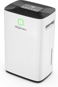 Read more about the article HOGARLABS 50 Pint Smart Dehumidifiers for Home and Basements, with 3 Working Modes, Overflow Protection, and Auto Shut off Restart. Ultra Silent Dehumidifier with Drain Hose and Digital Control Panel.