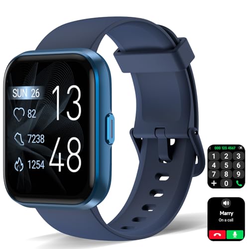 You are currently viewing Smart Watch for Men Women [Answer/Make Call], 1.8″ Touchscreen Fitness Tracker with Heart Rate Blood Oxygen Sleep Monitor Compatible with iPhone & Android, Alexa Built-in, IP68 Waterproof Watch