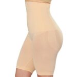 SHAPERMINT High Waisted Shapewear Shorts – Body Shaper for Women Tummy Firm for Dress, Shapewear Women Tummy Control Shapewear, Small to Plus Size Shapewear for Women Nude