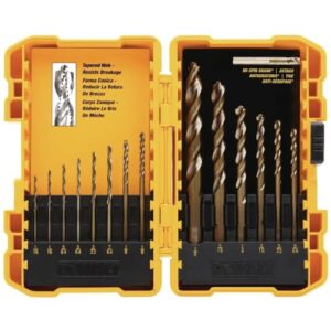 Read more about the article Dewalt DW1169 14-Piece Pilot-Point Twist Drill Bit Assortment