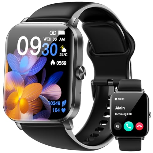 You are currently viewing Smart Watch for Men Women, 1.85″ HD Fitness Tracker with Bluetooth Answer/Make Calls, 120+ Sport Modes, Heart Rate/Sleep Tracker, IP68 Waterproof Fitness Watch, Smartwatch Compatible Android iOS