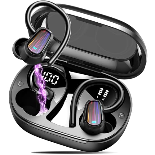 You are currently viewing Wireless Earbuds, 50H Bluetooth 5.4 Headphones Sport, Bluetooth Earbuds with ENC Noise Canceling, HiFi Stereo Sound Wireless Earphones with Earhooks, IP7 Waterproof Ear Buds for Sports/Workout/Running