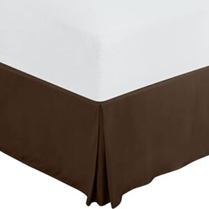 Read more about the article Utopia Bedding Queen Bed Skirt – Soft Quadruple Pleated Ruffle – Easy Fit with 16 Inch Tailored Drop – Hotel Quality, Shrinkage and Fade Resistant (Queen, Brown)