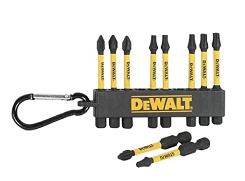 You are currently viewing DEWALT FlexTorq 10-Piece 2in Steel Hex Impact Driver Bit Set with Carabiner Clip, for Drills & Impact Drivers (DWA2MXB2IRCARC)