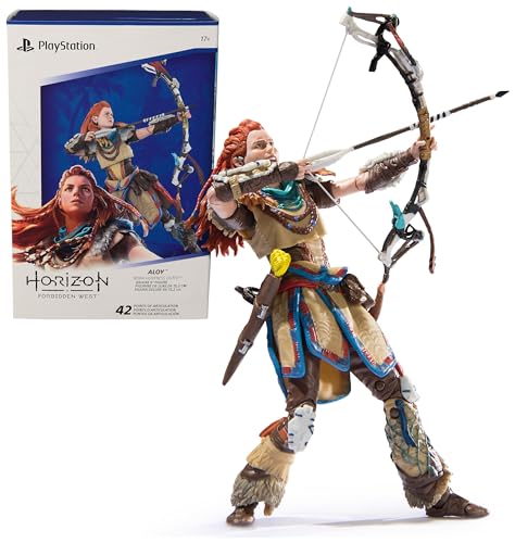 You are currently viewing PlayStation Horizon Forbidden West, Deluxe 6” Aloy Action Figure with 15 Accessories, The Shapes Collection, for PS5 Fans & Collectors Ages 17+