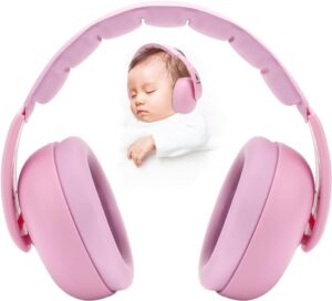 Read more about the article Baby Ear Muffs Noise Cancelling – [Upgraded Baby-Friendly Version] Baby Headphones – Ear Protection Adjustable Baby Noise Cancelling Headphones for 0-3 Years – Newborn Travel Essentials