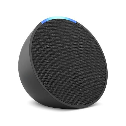 You are currently viewing Amazon Echo Pop (newest model), Our smallest Alexa speaker, Fits in any room, Charcoal