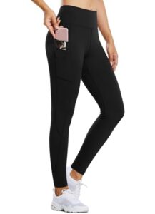 Read more about the article BALEAF Women’s Fleece Lined Leggings Winter Pants Water Resistant Pockets High Waisted Hiking Warm Running Leggings Snow Ski Black M