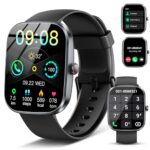 Smart Watch for Men Women with Bluetooth Call 1.91″ HD Touch Screen Fitness Watch with 24H Sleep/Heart Rate Monitor, 120+ Sports Modes Fitness Tracker Smartwatch with IP68 Waterproof for Android iOS