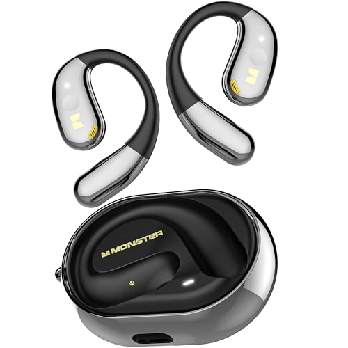 You are currently viewing Monster Open Ear AC360, Wireless Bluetooth Rotary Earphone, with Lanyard, Upgraded Bluetooth 5.4, Touch Control, 24h Long Battery Life, IPX5 Waterproof,Long-Lasting Wear Without Fatigue