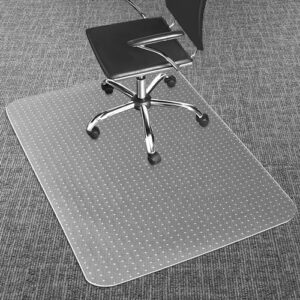 Read more about the article LeapYouth Extra Large Office Chair Mat for Carpets, 48” X 60” Clear Desk Floor Mat for Low, Flat and No Pile Carpeted Floors, Thick and Sturdy Carpet Protector for Desk Chair, 48”x60”