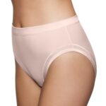 Wonderbra Light Control High-Cut Panty, Blush Cosmetic, Large