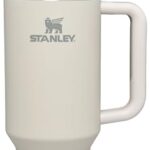 Stanley Quencher H2.0 FlowState Stainless Steel Vacuum Insulated Tumbler with Lid and Straw for Water, Iced Tea or Coffee, Smoothie and More, Dune Soft Matte, 40 oz / 1.18 L