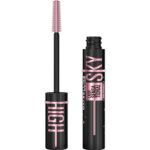 Maybelline New York Lash Sensational Sky High Washable Eyelash Mascara Makeup, Volumizing, Lengthening, Defining, Curling, Multiplying, Buildable Formula, Intense Black, 7.2 ml