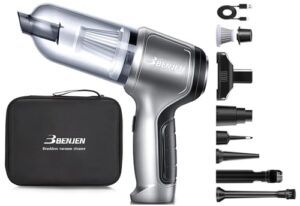 Read more about the article BENJEN Portable Car Vacuum Cleaner, 15000PA High Power, 4 in 1 Handheld Vacuum Cleaner with Brushless Motor, Cordless Vacuum Cleaner for Car, Office and Home Cleaning