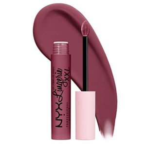 Read more about the article NYX PROFESSIONAL MAKEUP, Lip Lingerie XXL Matte Liquid Lipstick, Vegan Formula – 14 BUST-ED (Purple Mauve)