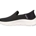 Skechers Women’s Go Walk Flex Slip-ins-Relish Sneaker, Black/White, 10.5 Wide