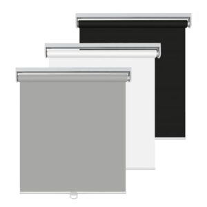Read more about the article Kokorona Cordless Roller Shades Blackout Roller Blinds for Windows, Free-Stop Roller Window Shades Room Darkening Blinds Privacy Thermal Insulated for Home, Grey, 44″ W X 72″ H (111.8 W x H 183 cm)