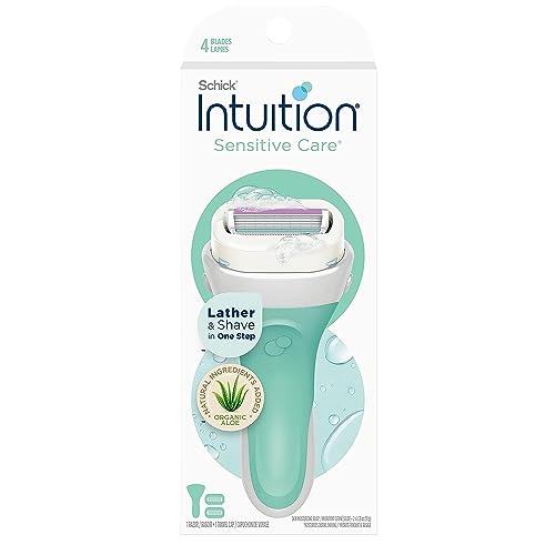 You are currently viewing Schick Intuition Naturals Sensitive Care Womens Razor with Aloe, Includes 2 Womens Razor Refills