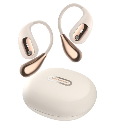 You are currently viewing Monster Open Ear AC210 Ear Buds, Bluetooth 5.4 Earphones Stereo Sound, Wireless Headphones 30 Hours Playback, Type-C Charging, HD Clear Calls, Touch Control, IPX5 Waterproof Open Ear Earbuds,White