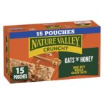 NATURE VALLEY – FAMILY PACK SIZE – Oats Honey Granola Bars, Made with Whole Grain Oats, Made with Honey, No Artificial Colours, No Artificial Flavours, Snack Bars, 690 Grams Package of Granola Bars (Packaging may Vary)