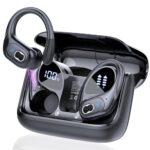 STECEi Wireless Earbuds 75hrs Bluetooth 5.4 Headphone Sport, Bluetooth Earbuds HiFi Stereo Over Ear Bud with Earhooks, ENC Noise Cancelling Mic, IP7 Waterproof Wireless Earphone for Workout/Running