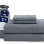 Queen Sheet Set Oxygen Washed – Premium Ultra-Soft Microfiber Queen Bed Sheets – Incredible Softness – Deep Pocket – Bedding Sheets & Pillowcases (Queen, Charcoal)