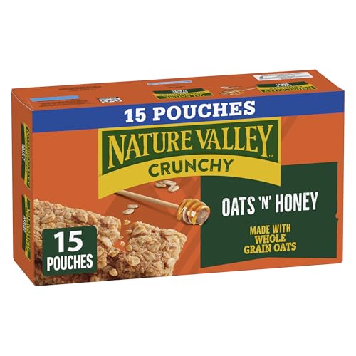 You are currently viewing NATURE VALLEY – FAMILY PACK SIZE – Oats Honey Granola Bars, Made with Whole Grain Oats, Made with Honey, No Artificial Colours, No Artificial Flavours, Snack Bars, 690 Grams Package of Granola Bars (Packaging may Vary)
