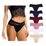 Levao Women Lace Underwear Sexy Briefs Seamless Panties Bikini Multipack S-XXL