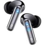 Wireless Earbuds, Bluetooth 5.4 Headphones HiFi Stereo with 4 HD Mics, 2025 Active Noise Cancelling Earbuds, 36H Playtime and LED Display in Ear Earphones, IP7 Waterproof Wireless Headphones, Black