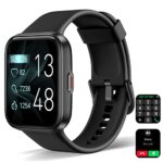 Smart Watch for Men Women [Answer/Make Call], 1.8″ Touchscreen Fitness Tracker with Heart Rate Blood Oxygen Sleep Monitor Compatible with iPhone & Android, Alexa Built-in, IP68 Waterproof Watch