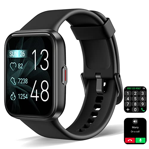 You are currently viewing Smart Watch for Men Women [Answer/Make Call], 1.8″ Touchscreen Fitness Tracker with Heart Rate Blood Oxygen Sleep Monitor Compatible with iPhone & Android, Alexa Built-in, IP68 Waterproof Watch