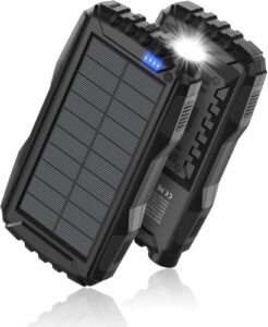 Read more about the article Power-Bank-Solar-Charger – 42800mAh Power Bank,Portable Charger,External Battery Pack 5V3.1A Qc 3.0 Fast Charging Built-in Super Bright Flashlight (Black)