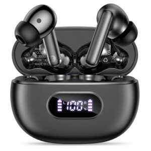 Read more about the article Wireless Earbuds Bluetooth 5.4 Headphones with Dual LED Display, 48H Playtime Wireless Charging Case, HiFi Stereo, 4 ENC Noise Cancelling Mics and IPX7 Waterproof Ear Buds for Running
