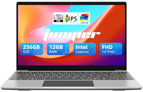 You are currently viewing jumper Laptop, 12GB LPDDR4 RAM, 256GB SSD ROM, 14 Inch 1080p FHD IPS Screen, Windows 11 Laptops Computer with Celeron 4-Core Processor, UHD Graphics 600, 2 Stereo Speaker, Lightweight, Portable.