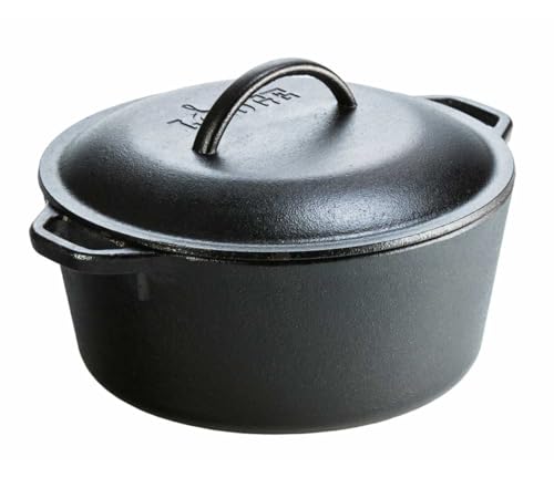 You are currently viewing Lodge L8DOL3 Cast Iron Dutch Oven with Dual Handles, Pre-Seasoned, 5-Quart