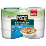 Clover Leaf Flaked Light Skipjack Tuna in Water – 170g, 6 Count – Canned Tuna – High in Protein – 13g of Protein Per 55g Serving – 100% Wild-Caught and Traceable Tuna – Trace My Catch