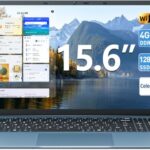 SGIN 15.6 Inch Laptop with Celeron N4000 Processor, 4GB RAM 128GB SSD Ordinateur Portable, Windows 11 Laptops Computer, BT5.0, 180° Viewing, Standard HDMI, Webcam, Wi-Fi 5, 7000mah Battery, Type-C