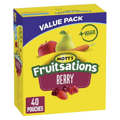 You are currently viewing Mott’s – VALUE PACK SIZE – Naturally Flavoured Berry Fruit Flavoured Snacks, Pack Of 40 Pouches Of Fruit Flavoured Snacks, 907 Grams Package, No Artificial Colours